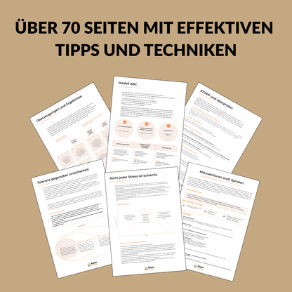 Stoppe die Gedankenspirale und finde deinen inneren Frieden zurück. Ein Workbook für Menschen, die zu viel grübeln.