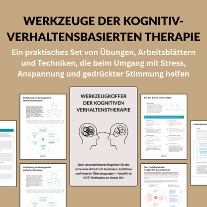 Werkzeugkoffer der kognitiven Verhaltenstherapie. Modelle und Übungen zur Arbeit mit Angst, Depression, Glaubenssätzen und Gewohnheiten.