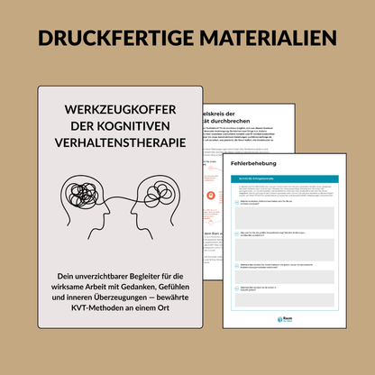 Werkzeugkoffer der kognitiven Verhaltenstherapie. Modelle und Übungen zur Arbeit mit Angst, Depression, Glaubenssätzen und Gewohnheiten.